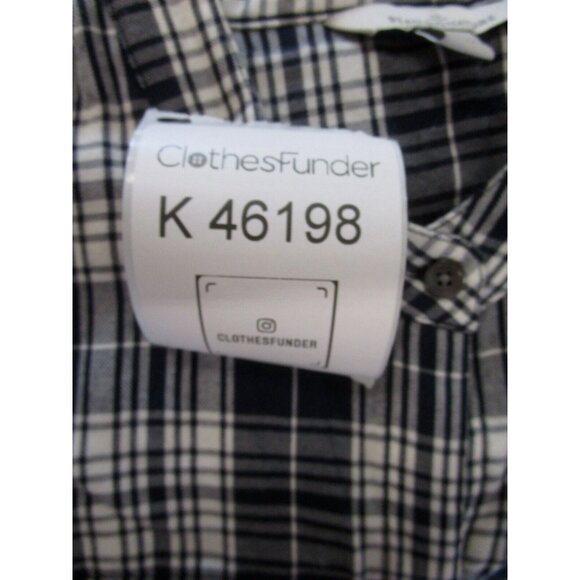 LL Bean Top 4 Wool Blend Signature Tunic Flannel Shirt Band Collar - Picture 11 of 11